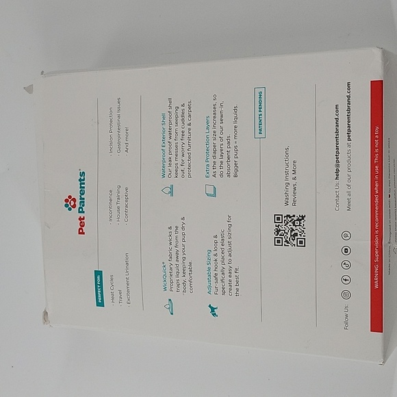 Pet Parents Dog Diapers Trio - Black, Gray, Brown New-unopened Package - Picture 10 of 15